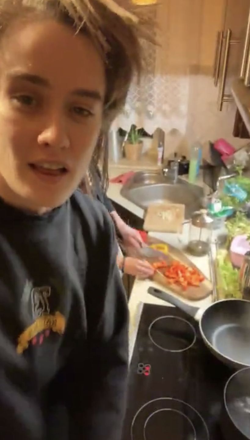 Wspólne gotowanie Katarzyny Zillmann i Janji Lesar