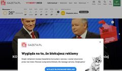 Gazeta.pl walczy z adblockami. Wyświetla internautom komunikat