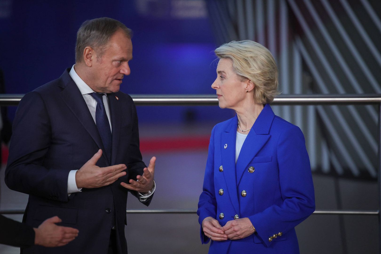 Donald Tusk i Ursula Von der Leyen