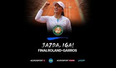 Finałowy mecz Igi Świątek w Roland-Garros w kanałach Eurosport 1 i TVN oraz serwisach Eurosport Player i player.pl