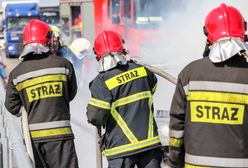 Pożar wieżowca w Olsztynie. Ewakuowano kilkadziesiąt osób