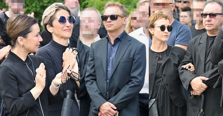 Tak wyglądała świecka ceremonia pożegnalna Joanny Kołaczkowskiej. Z głośników wybrzmiały słowa artystki, przemawiali przyjaciele