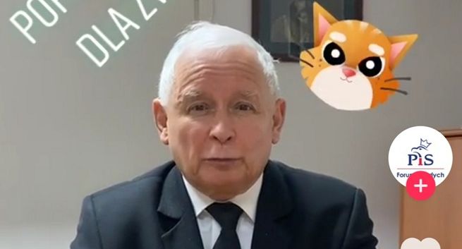 Jarosław Kaczyński pojawił się na TikToku, promuje ustawę antyfutrzarską (wideo)