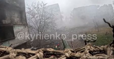 Rosjanie w Pokrowsku. Szarża ukraińskiego czołgu we mgle