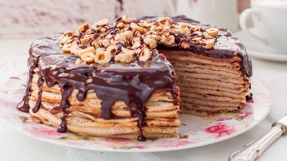 Tort naleśnikowy za pysznym kreme