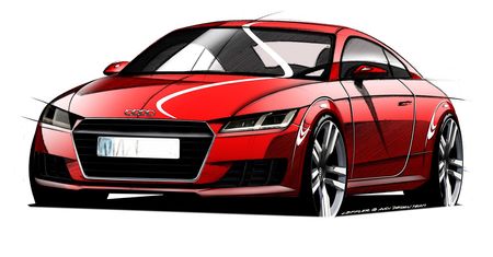 Nowe Audi TT (2015) - oficjalne szkice [aktualizacja]