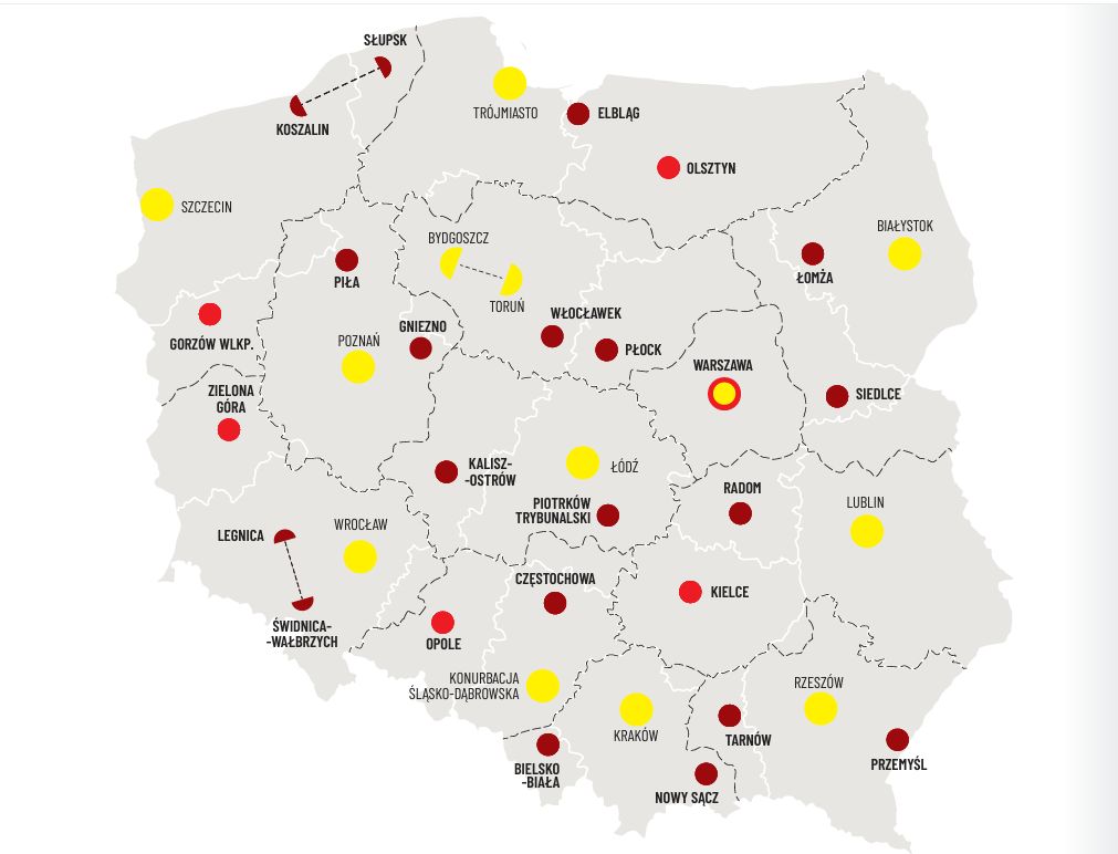 Propozycja nowego podziału administracyjnego Polski