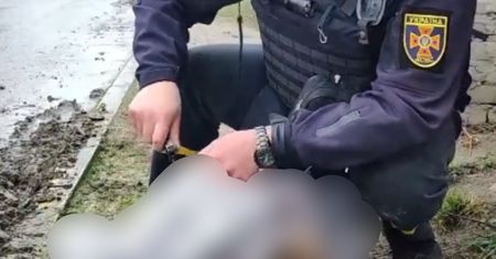 Oto co czyhało na cywili w torbie. Przerażające wideo z Kijowa