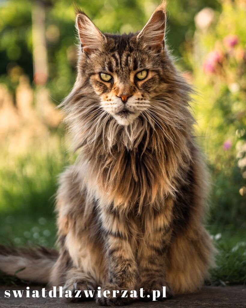 duże koty maine coon futro