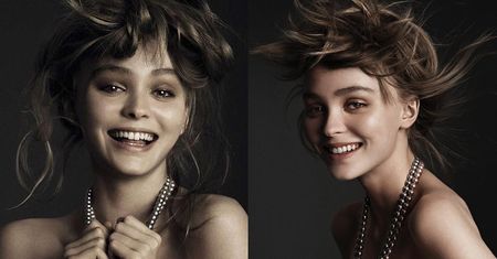 17-letnia Lily-Rose Depp zasłania sutki naszyjnikiem (FOTO)