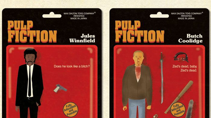 Postacie z Pulp Fiction na twojej szafce 1