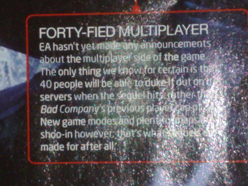 Battlefield: Bad Company 2 i multiplayer dla 40 osób