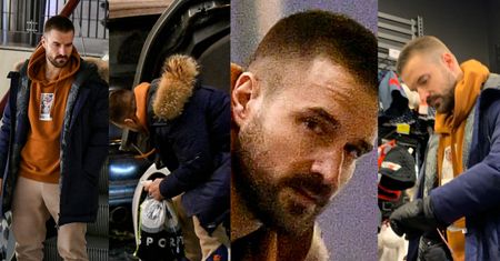 Zrelaksowany Stramowski wozi się po mieście swoim ukochanym BMW (ZDJĘCIA)