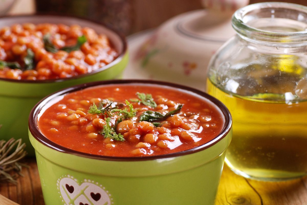 The soup based on lentils is supposed to bring happiness and abundance.