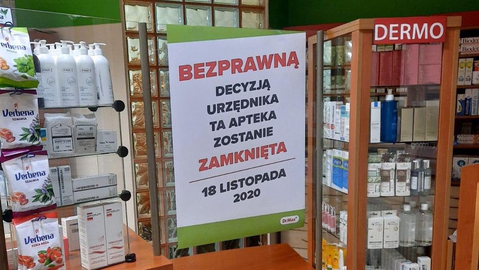 Apteka do zamknięcia.