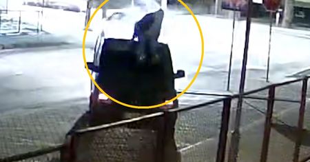 "Intruz" na dachu busa. Zszokowany kierowca pojechał na komendę