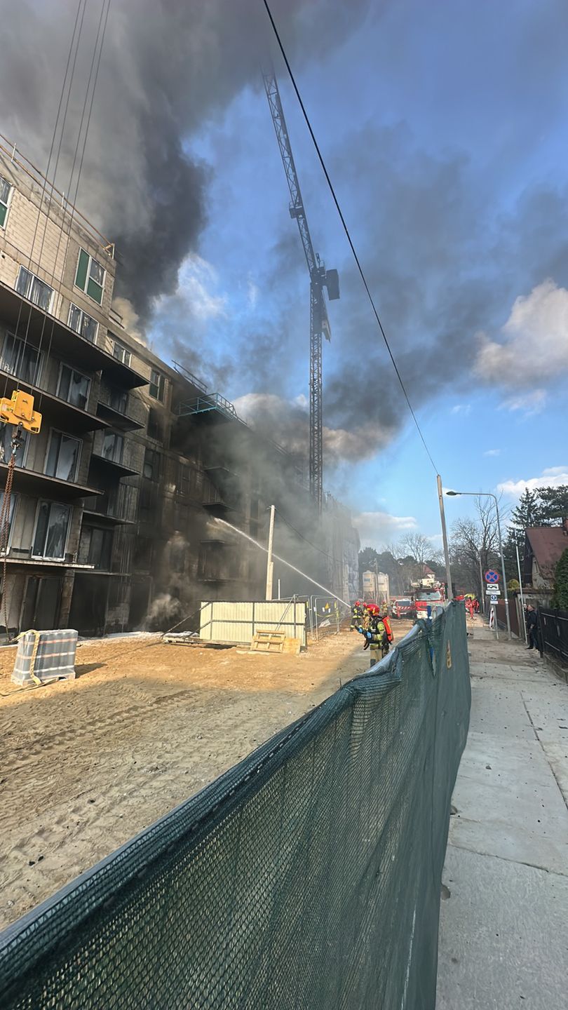 Pożar w Białołęce