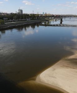 Wisła wysycha w zawrotnym tempie. "Do rekordowo niskiego poziomu wody brakuje 35 cm"