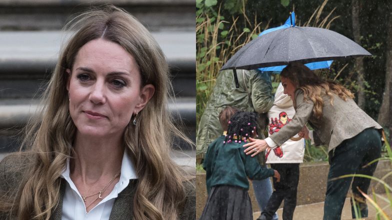 Księżna Kate zaskoczyła czułym gestem wobec dziewczynki