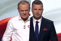 Debata TVP. Tusk wbił bolesną szpilę Rachoniowi. Pracownik TVP odbił piłeczkę