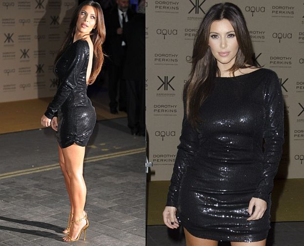 Kardashian w sukience "własnego projektu"! ŁADNA?