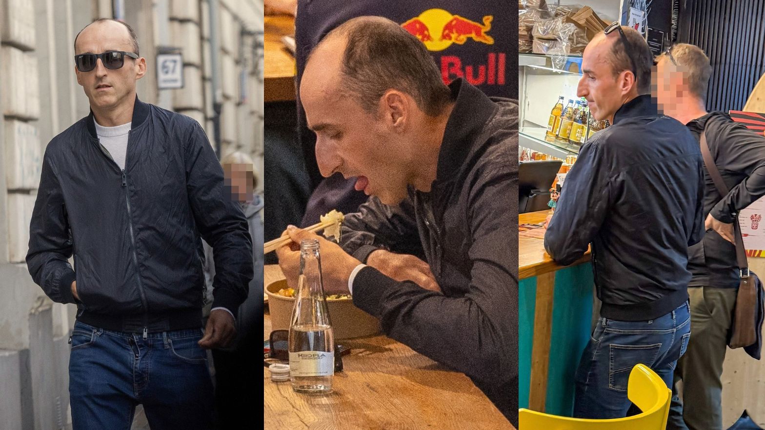 Dawno niewidziany Robert Kubica "przyłapany" na mieście