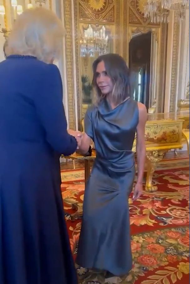 Victoria Beckham spotkała się z królową Camillą