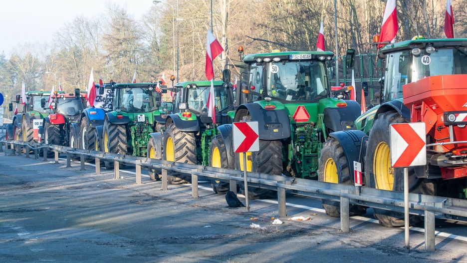Rolnicy blokują granicę z Ukrainą
