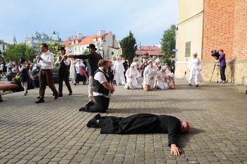 Wyjątkowy performance na rzeszowskich ulicach