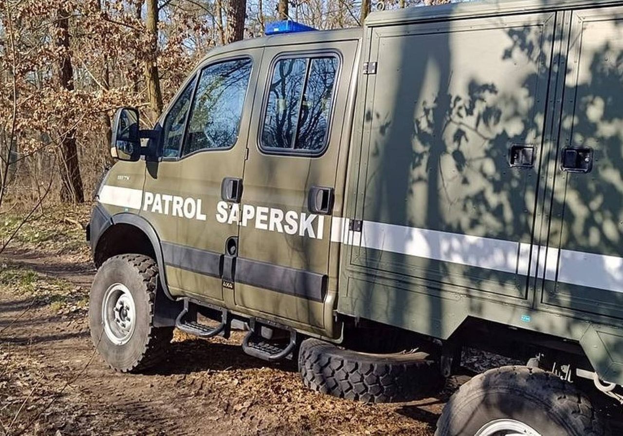 Odkrycie z czasów II wojny światowej. Był to zrzut saperski?