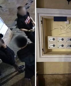 Zdewastowali ścianę kamienicy w Lublinie. Wszystko nagrały kamery