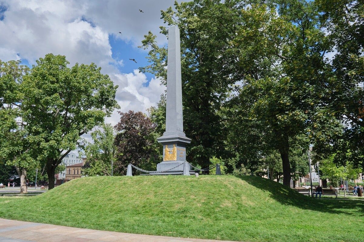 Historyczny pomnik - nawiązujący do Unii Lubelskiej w Lublinie