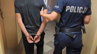 Zasieki: Agresywny mężczyzna z nożem uderzył strażnika granicznego. Policjanci musieli go obezwładnić