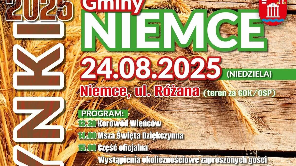 Dożynki Gminy Niemce 2025