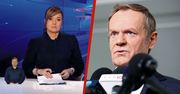 "Wiadomości" TVP w swoim stylu. Tusk trzy razy