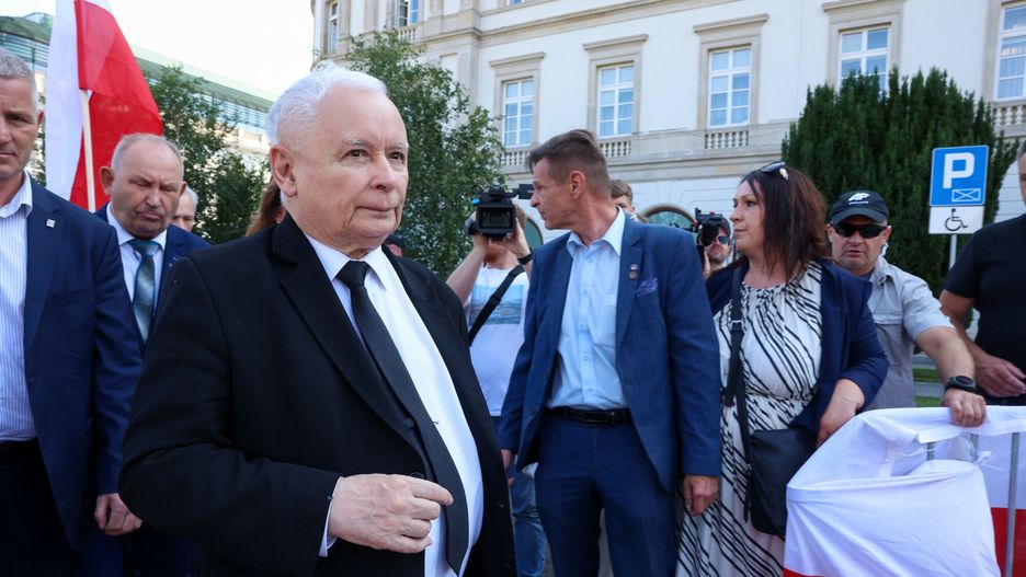 Kaczyński na tzw. miesięcznicy w Warszawie