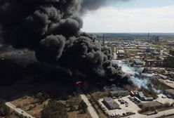 Ogromny pożar w Nowinach. Ostrzeżenia przed skażeniem w Kielcach. "Słychać wybuchy"