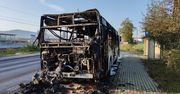 Śląsk. Pożar autobusu komunikacji miejskiej w Żywcu