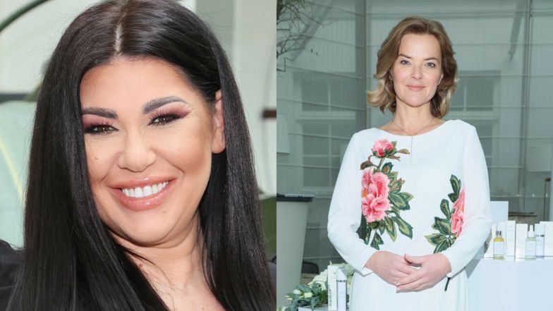 Iwona Węgrowska i Monika Richardson na premierze marki kosmetycznej