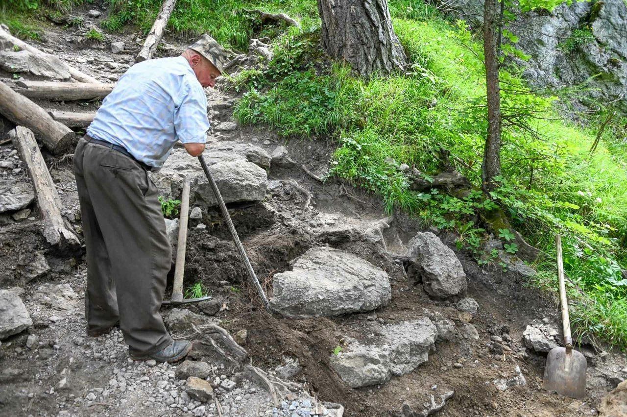 Remont szlaku na Nosal w 2024 roku