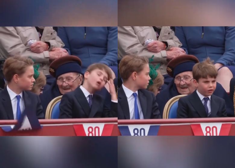 Książę Louis przedrzeźnia starszego brata. Jest nagranie