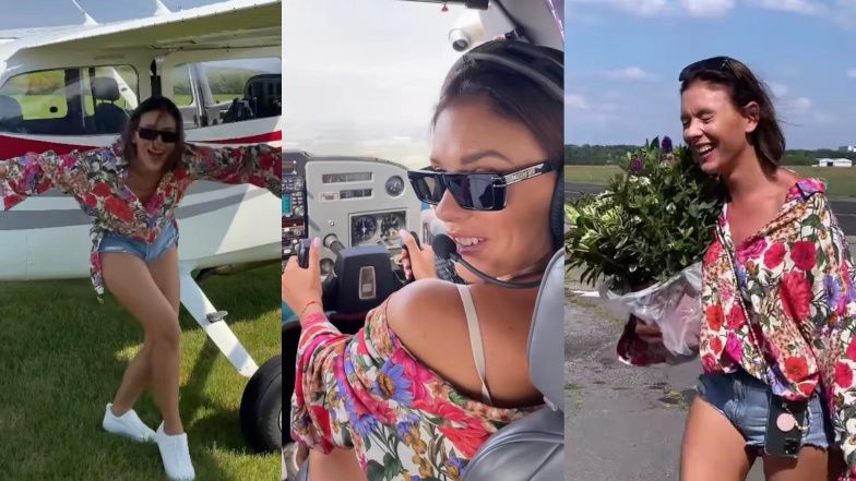 Klaudia Halejcio lata po sadzonki awionetką