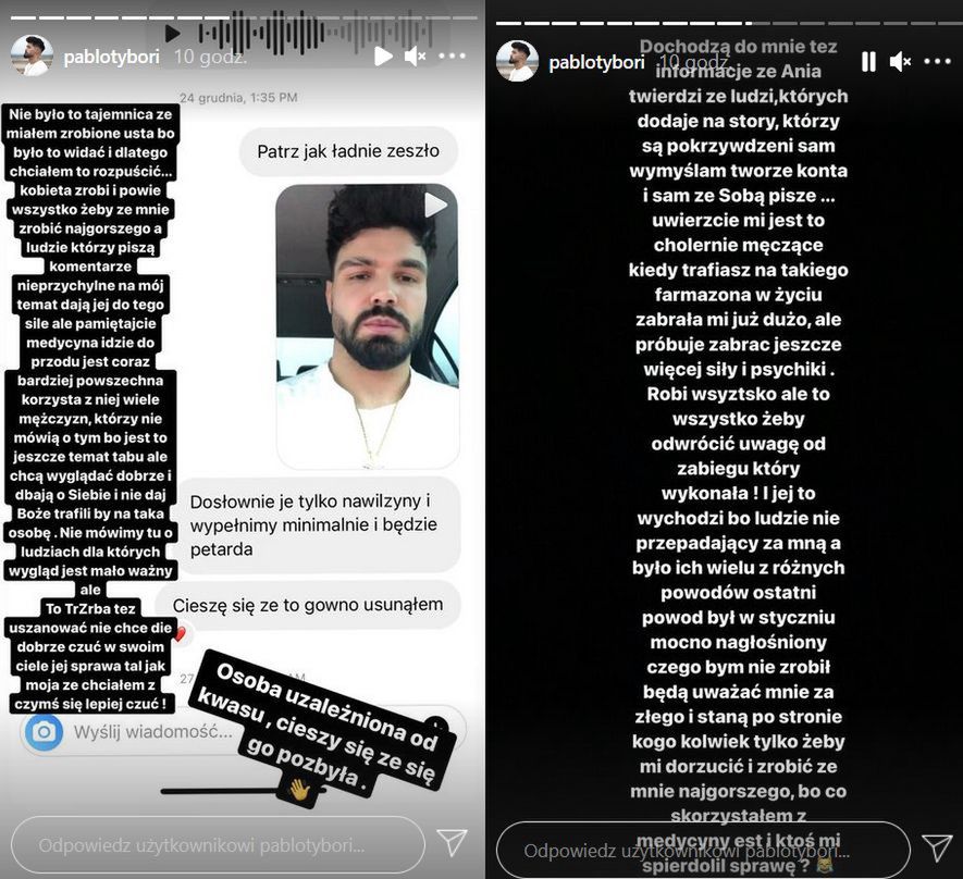 Paweł Tyburski odpowiada kosmetolog, która miała go oszpecić