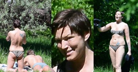 Ilona Felicjańska opala się topless z narzeczonym, który ją zdradził (ZDJĘCIA)