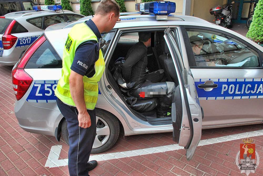 Uciekał przed policją na motocyklu!