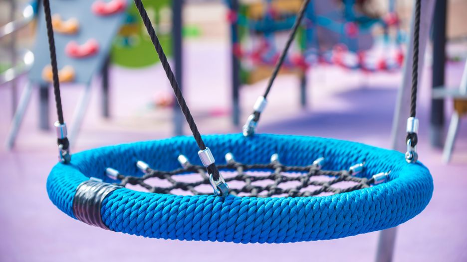 Blue round swing type nest on the Playground. The concept of sports recreation for children and adolescents, a happy childhood.
Blue round swing type nest on the Playground. The concept of sports recreation for children and adolescents, a happy childhood. Close up.
swing, blue, equipment, fun, nest, outside, play, playground, spider, summer, modern, rope, children, kids, leisure, outdoors, active, baby, color, cute, day, game, happy, joy, sport, outdoor, swinging, net, exercise, giant, nest swing, school, background, childhood, closeup, design, empty, hanging, mesh, nobody, recreation, round, urban, beautiful, cheerful, circle, city, courtyard, entertainment, holiday