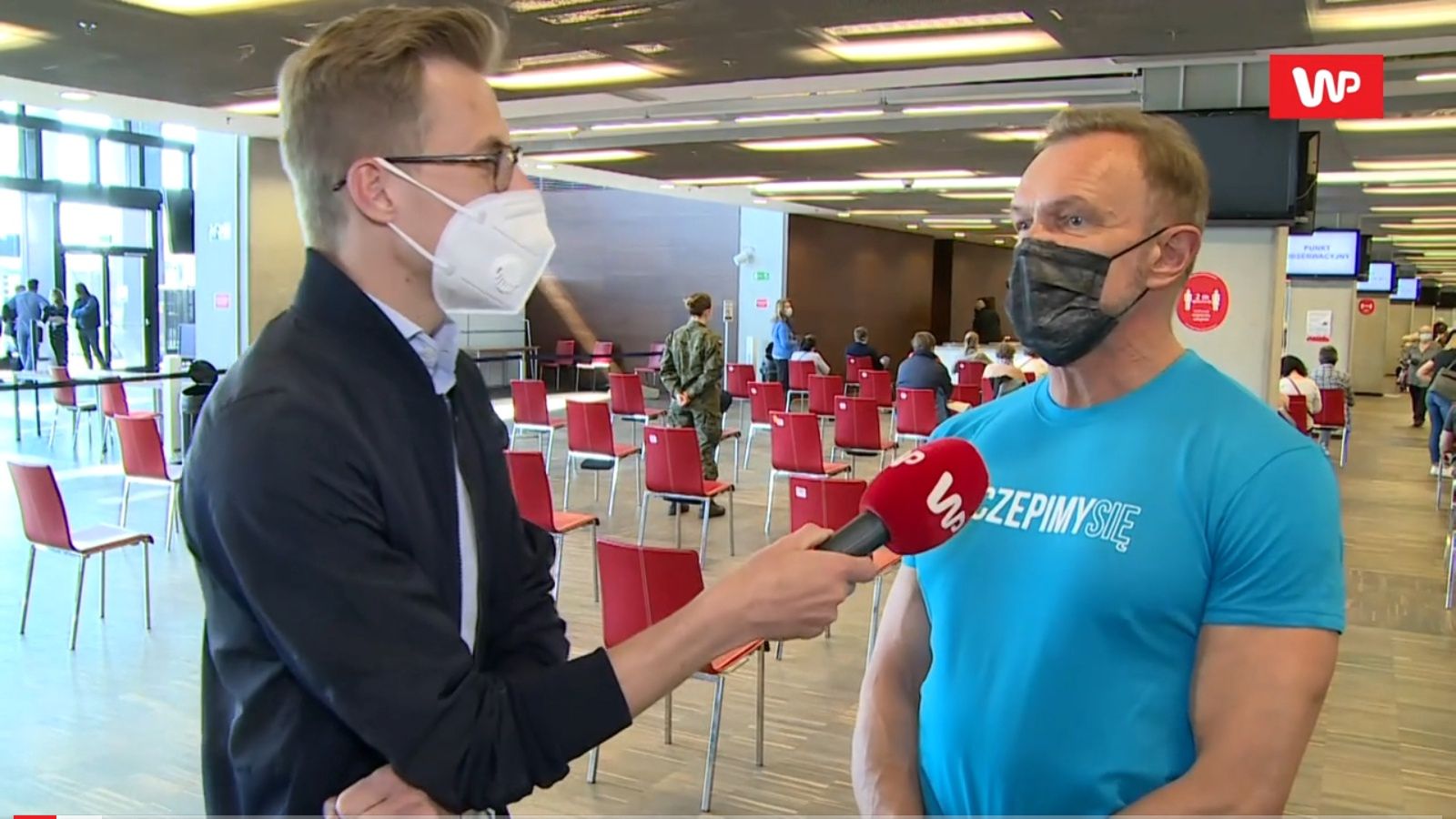 Cezary Pazura po drugiej dawce szczepienia