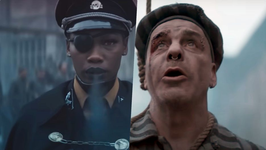 Kadry z teledysku "Deutschland" grupy Rammstein