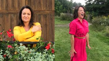 Ewa Drzyzga zamieszkała na wsi. Jej dziki ogród to prawdziwy zielony raj