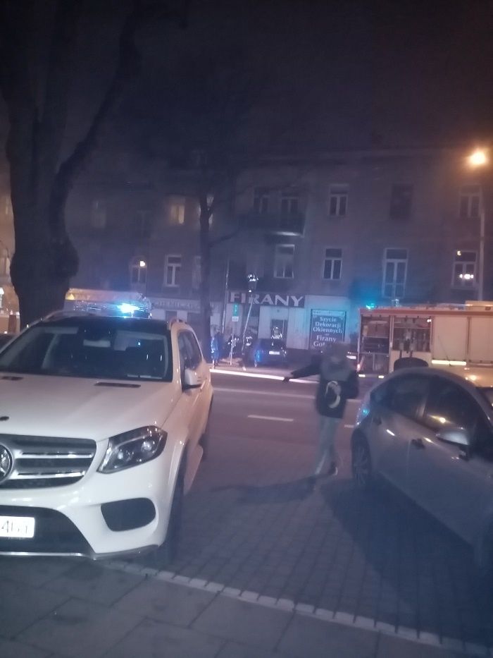 pożar mieszkania kamienica zamojska lublin